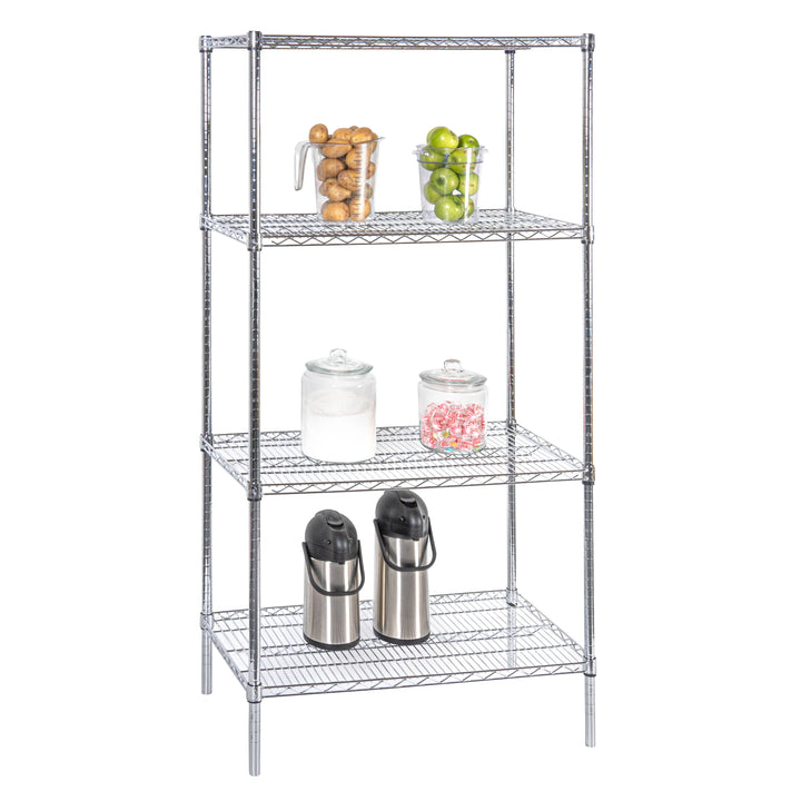 Restaurantware RW Base 18 x 36 Inch NSF Shelves, Chrome - Restaurant Equipment and Smallwares - Canadian Distribution - Ships Free Within Canada on Orders Above CAD $199
