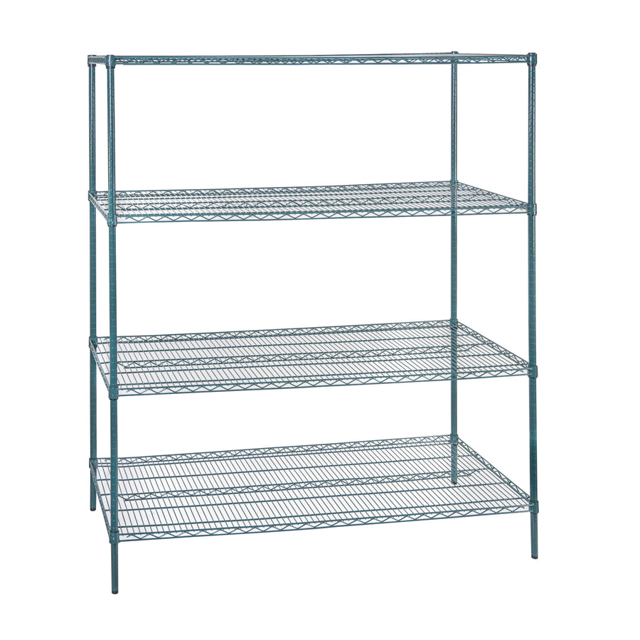 Restaurantware RW Base 24 x 60 Inch NSF Shelves, Green, Epoxy, Corrosion-Resistant - Restaurant Equipment and Smallwares - Canadian Distribution