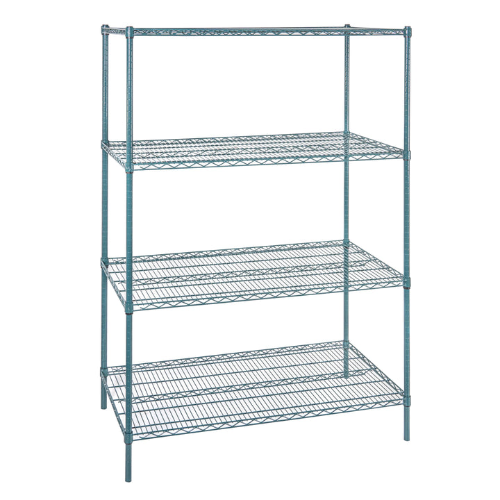 Restaurantware RW Base 24 x 48 Inch NSF Shelves, Green, Epoxy, Corrosion-Resistant - Restaurant Equipment and Smallwares - Canadian Distribution