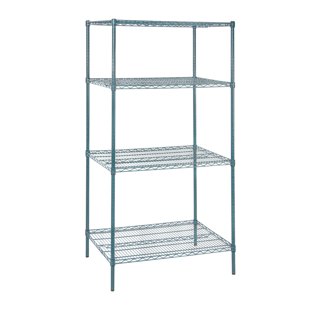 Restaurantware RW Base 24 x 36 Inch NSF Shelves, Green, Epoxy, Corrosion-Resistant - Restaurant Equipment and Smallwares - Canadian Distribution