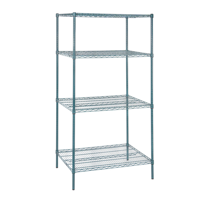 Restaurantware RW Base 24 x 36 Inch NSF Shelves, Green, Epoxy, Corrosion-Resistant - Restaurant Equipment and Smallwares - Canadian Distribution