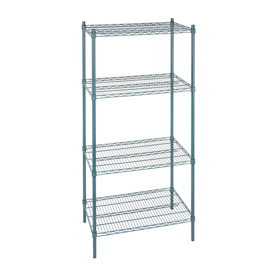 Restaurantware RW Base 18 x 30 Inch NSF Shelves, Green, Epoxy, Corrosion-Resistant - Restaurant Equipment and Smallwares - Canadian Distribution