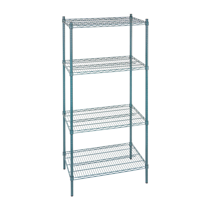 Restaurantware RW Base 18 x 30 Inch NSF Shelves, Green, Epoxy, Corrosion-Resistant - Restaurant Equipment and Smallwares - Canadian Distribution