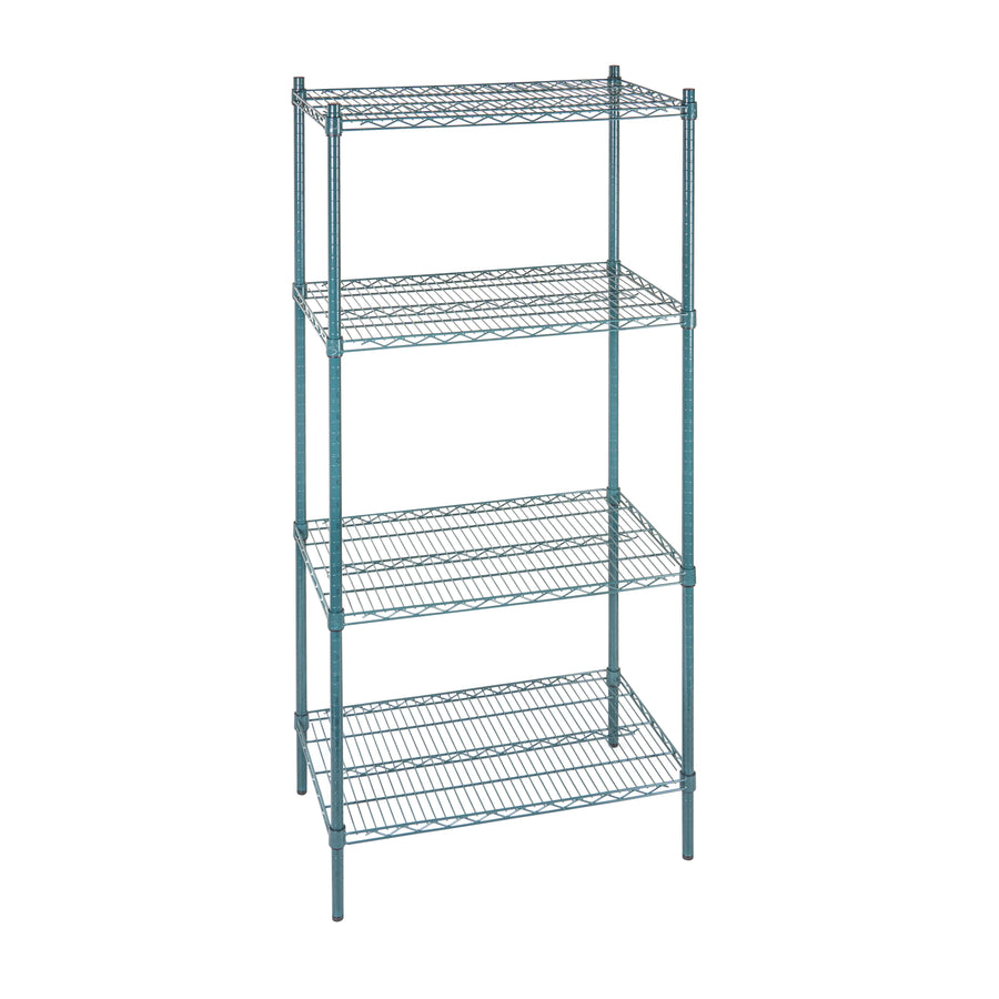 Restaurantware RW Base 18 x 30 Inch NSF Shelves, Green, Epoxy, Corrosion-Resistant - Restaurant Equipment and Smallwares - Canadian Distribution