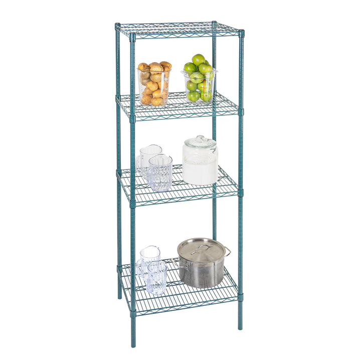 Restaurantware RW Base 18 x 24 Inch NSF Shelves, Green, Epoxy, Corrosion-Resistant - Restaurant Equipment and Smallwares - Canadian Distribution - Ships Free Within Canada on Orders Above CAD $199