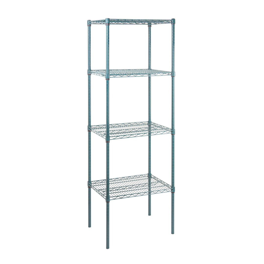 Restaurantware RW Base 18 x 24 Inch NSF Shelves, Green, Epoxy, Corrosion-Resistant - Restaurant Equipment and Smallwares - Canadian Distribution