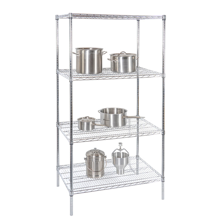Restaurantware RW Base 24 x 36 Inch NSF Shelves, Chrome - Restaurant Equipment and Smallwares - Canadian Distribution - Ships Free Within Canada on Orders Above CAD $199