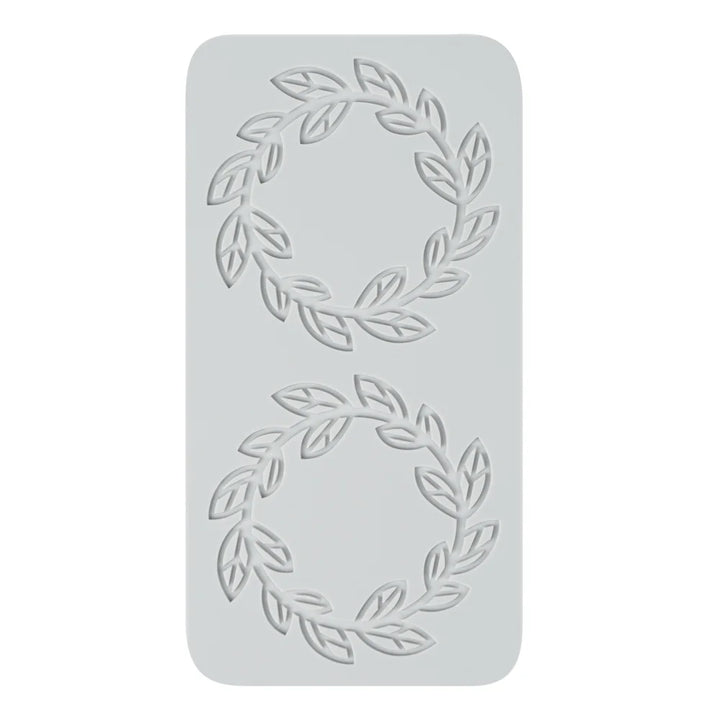 Restaurantware Pastry Tek Gray Silicone Spring Leaf Halo Fondant Impression Mat - Restaurant Equipment and Smallwares - Canadian Distribution