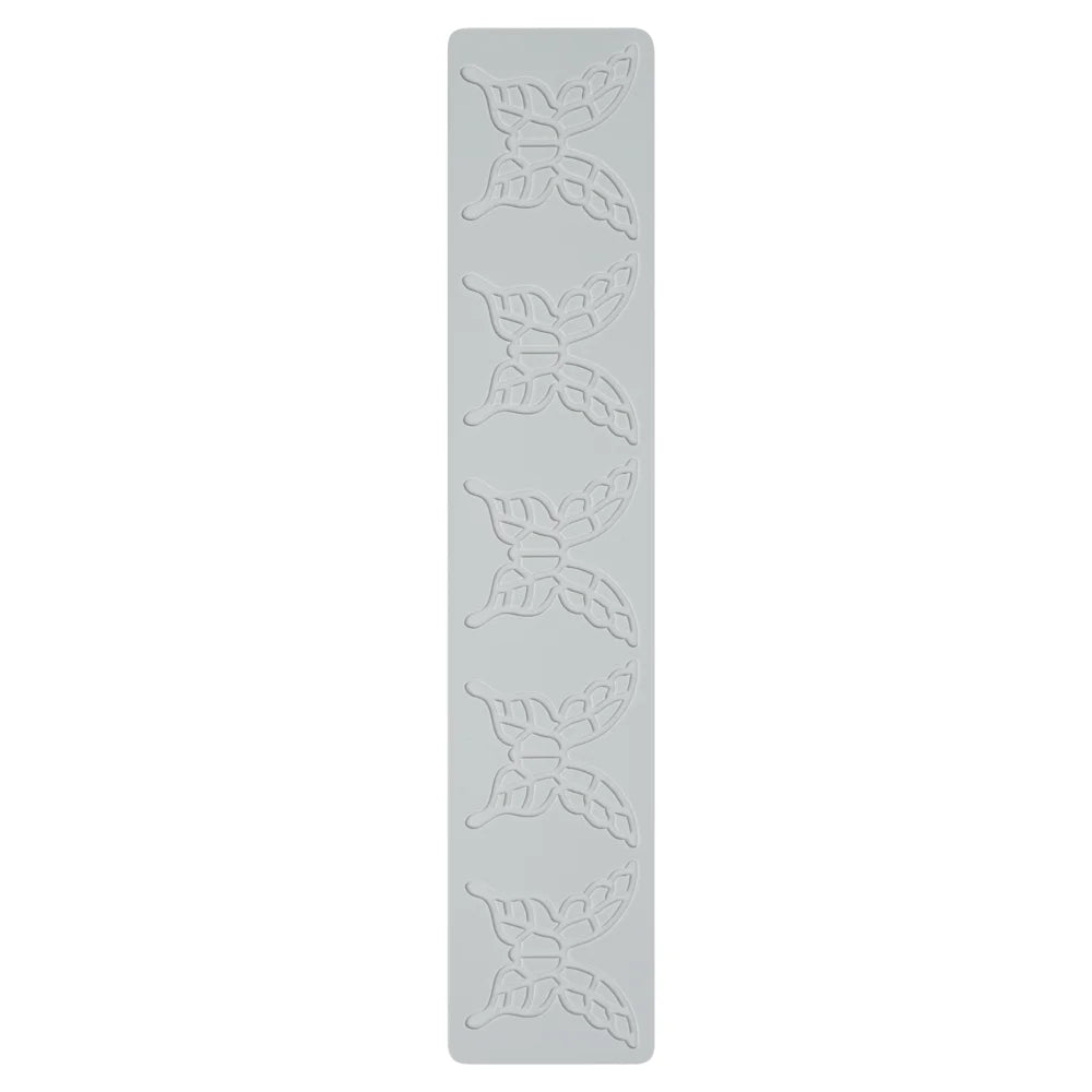 Restaurantware Pastry Tek Gray Silicone Butterfly Fondant Impression Mat - Restaurant Equipment and Smallwares - Canadian Distribution