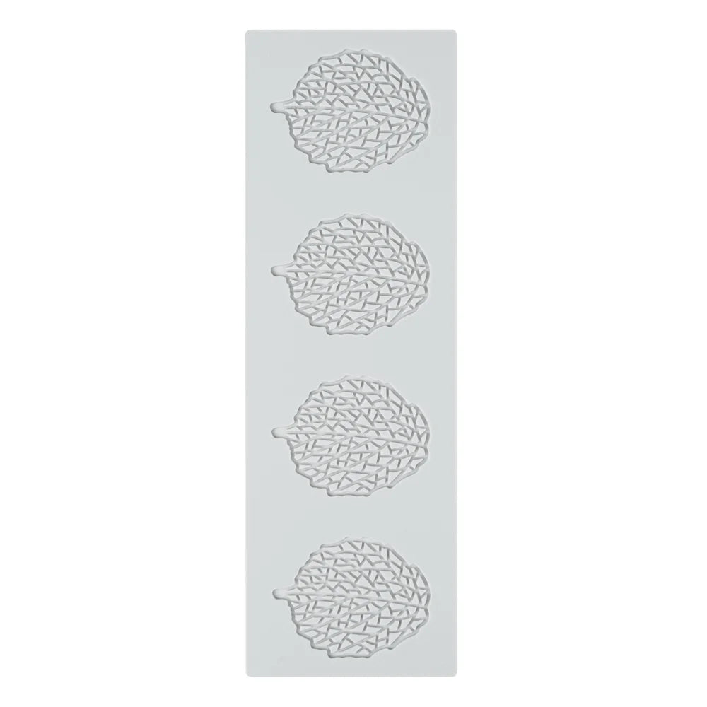 Restaurantware Pastry Tek Gray Silicone Autumn Leaf Fondant Impression Mat - Restaurant Equipment and Smallwares - Canadian Distribution