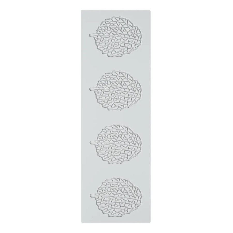 Restaurantware Pastry Tek Gray Silicone Autumn Leaf Fondant Impression Mat - Restaurant Equipment and Smallwares - Canadian Distribution
