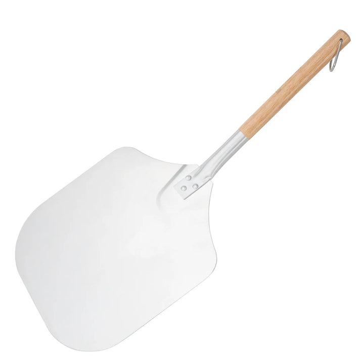 Restaurantware Met Lux 12 x 14In Pizza Peel, Aluminum, with 10In Wood Handle - Restaurant Equipment and Smallwares - Canadian Distribution