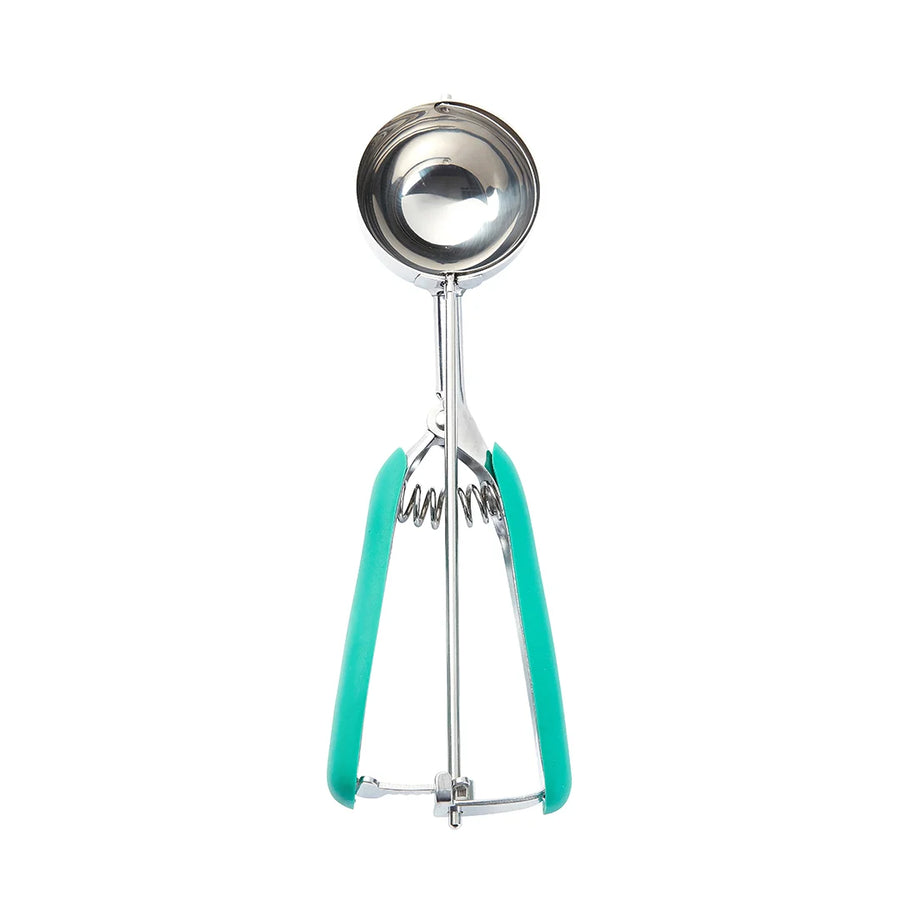 Restaurantware Comfy Grip 3.25oz Ice Cream Scoop, Stainless Steel, #12, with Green Handle - Restaurant Equipment and Smallwares - Canadian Distribution