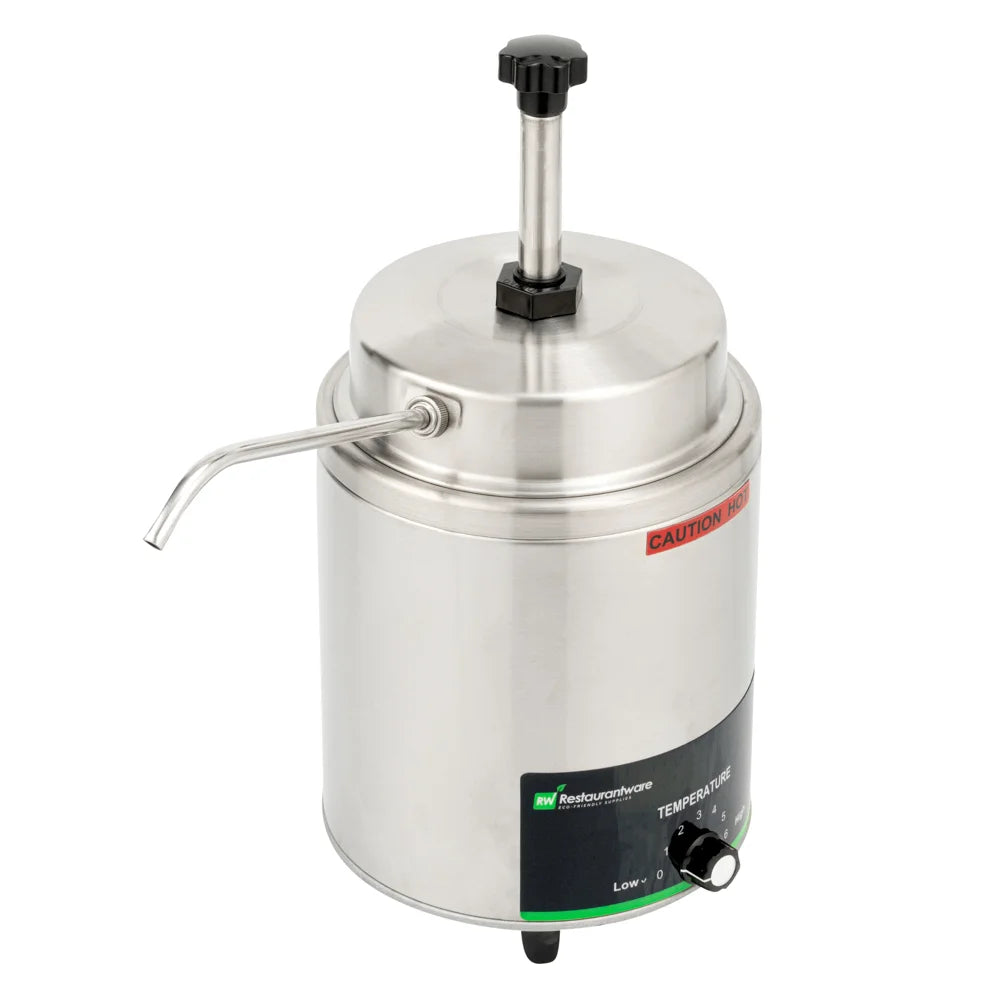 Restaurantware Hi Tek 3.5qt Warmer, Stainless Steel, with Pump & Spout - Restaurant Equipment and Smallwares - Canadian Distribution
