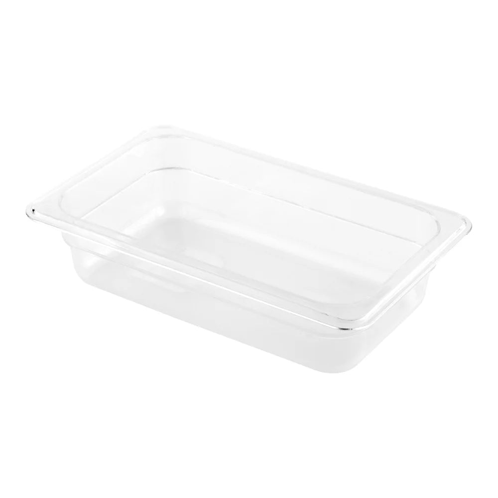 Restaurantware Met Lux Quarter-Size Clear Plastic Cold Food Storage Containers, 2.50In Deep, Rectangular - Restaurant Equipment and Smallwares - Canadian Distribution