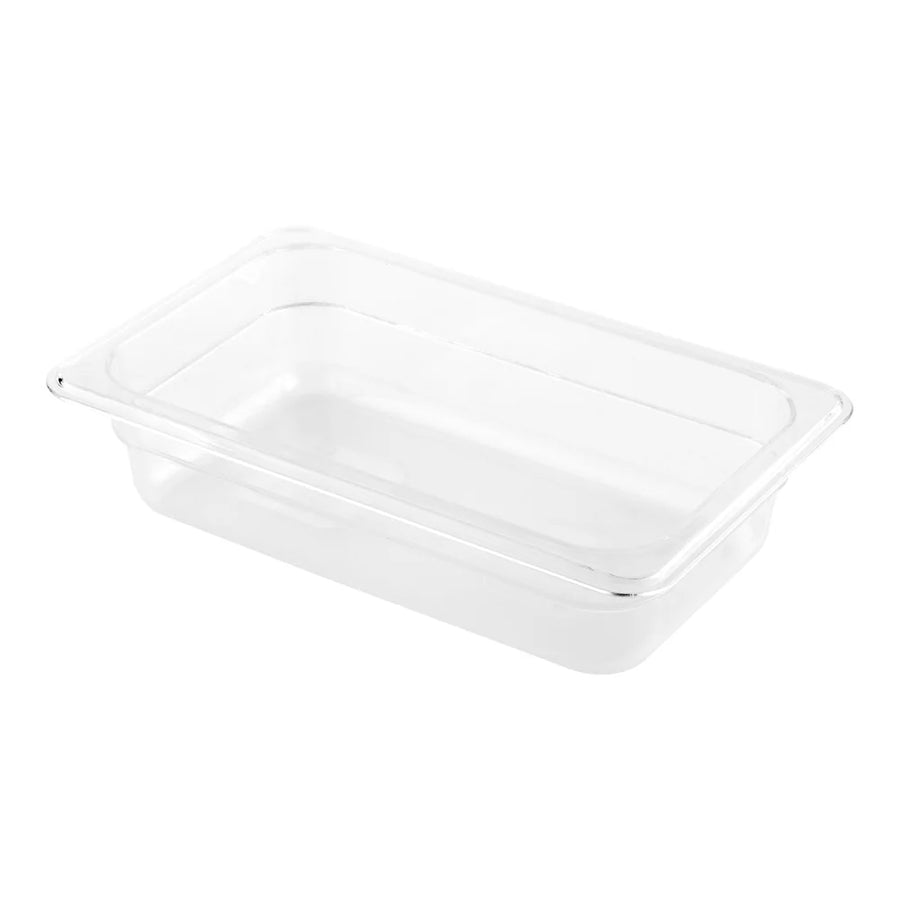 Restaurantware Met Lux Quarter-Size Clear Plastic Cold Food Storage Containers, 2.50In Deep, Rectangular - Restaurant Equipment and Smallwares - Canadian Distribution