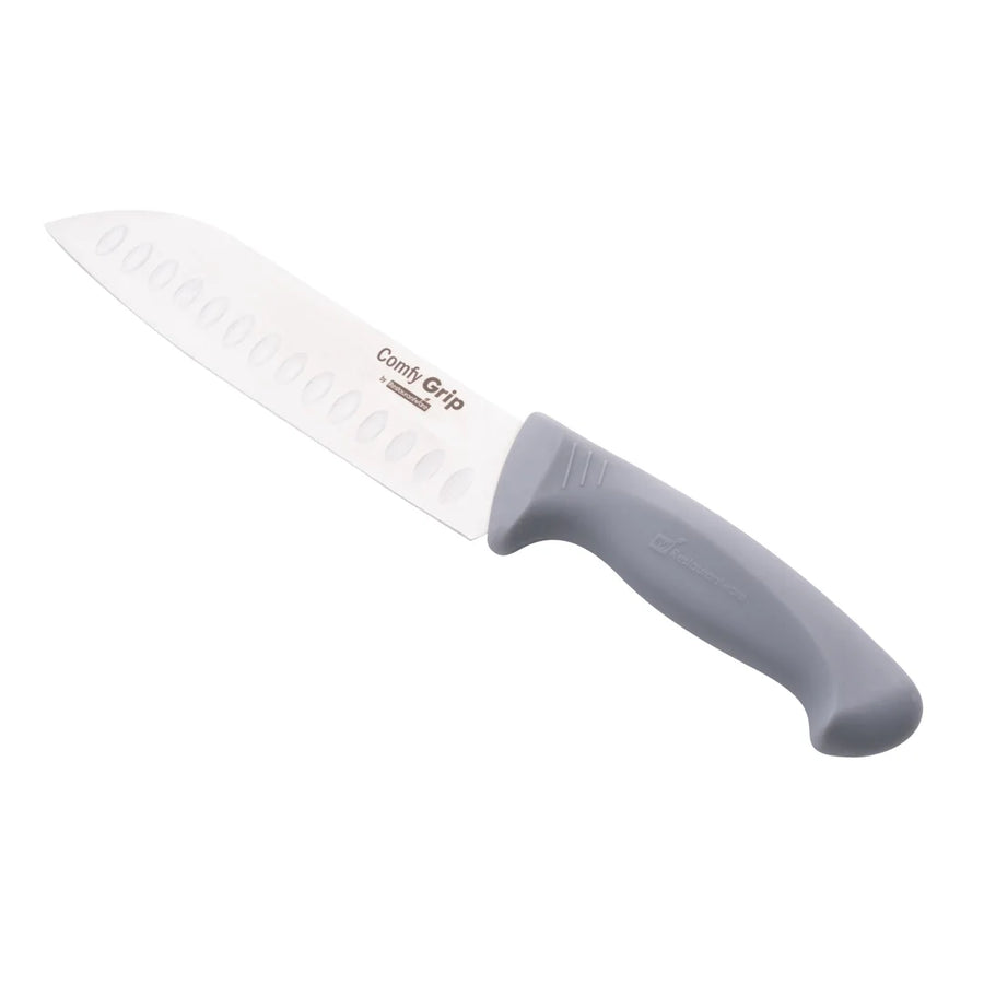 Restaurantware Comfy Grip 7In Stainless Steel Santoku Knife - Restaurant Equipment and Smallwares - Canadian Distribution