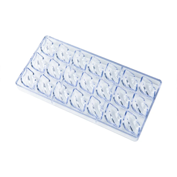 Restaurantware Pastry Tek 21-Compartment Clear Sexy Lips Candy & Chocolate Molds, Polycarbonate - Restaurant Equipment and Smallwares - Canadian Distribution