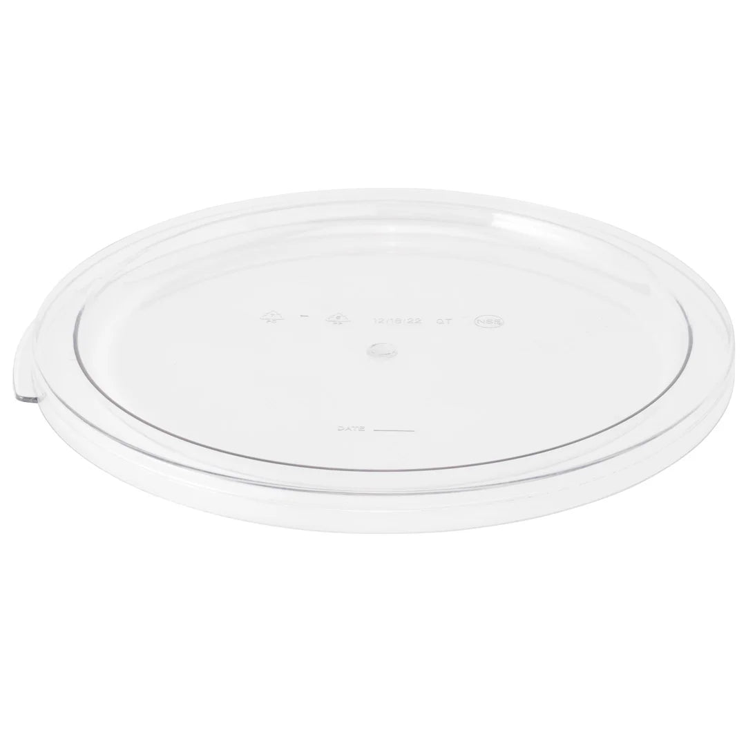 Restaurantware Met Lux Round Clear Plastic Lid, for 12/18/22qt Food Storage Containers - Restaurant Equipment and Smallwares - Canadian Distribution