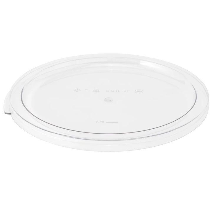 Restaurantware Met Lux Round Clear Plastic Lid, for 12/18/22qt Food Storage Containers - Restaurant Equipment and Smallwares - Canadian Distribution