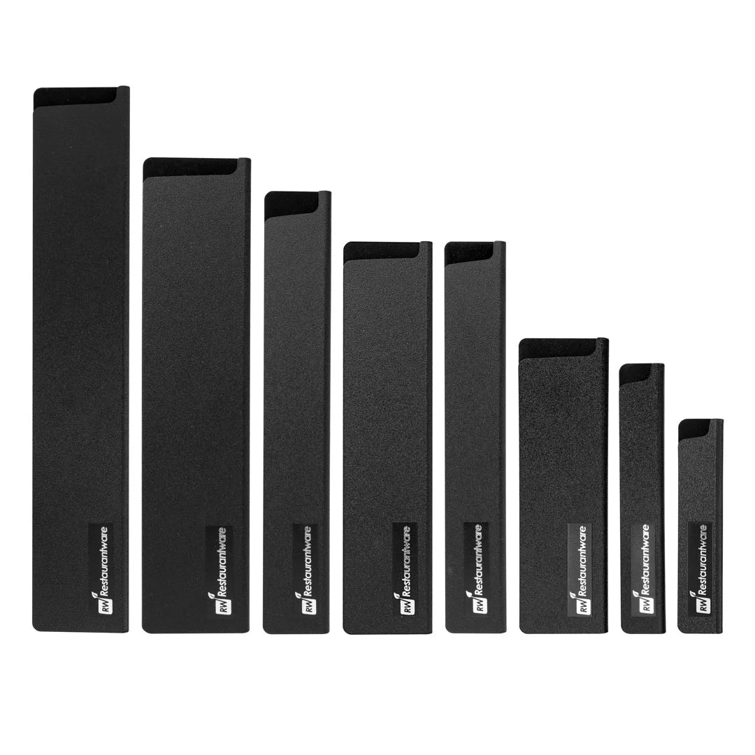 Restaurantware Sensei Black Plastic Knife Blade Guard Set, 8-Piece - Restaurant Equipment and Smallwares - Canadian Distribution - Ships Free Within Canada on Orders Above CAD $199