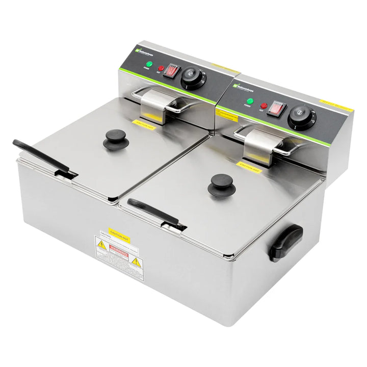 Restaurantware Hi Tek 20Lb Stainless Steel Electric Fryer, 120 Volt - Restaurant Equipment and Smallwares - Canadian Distribution