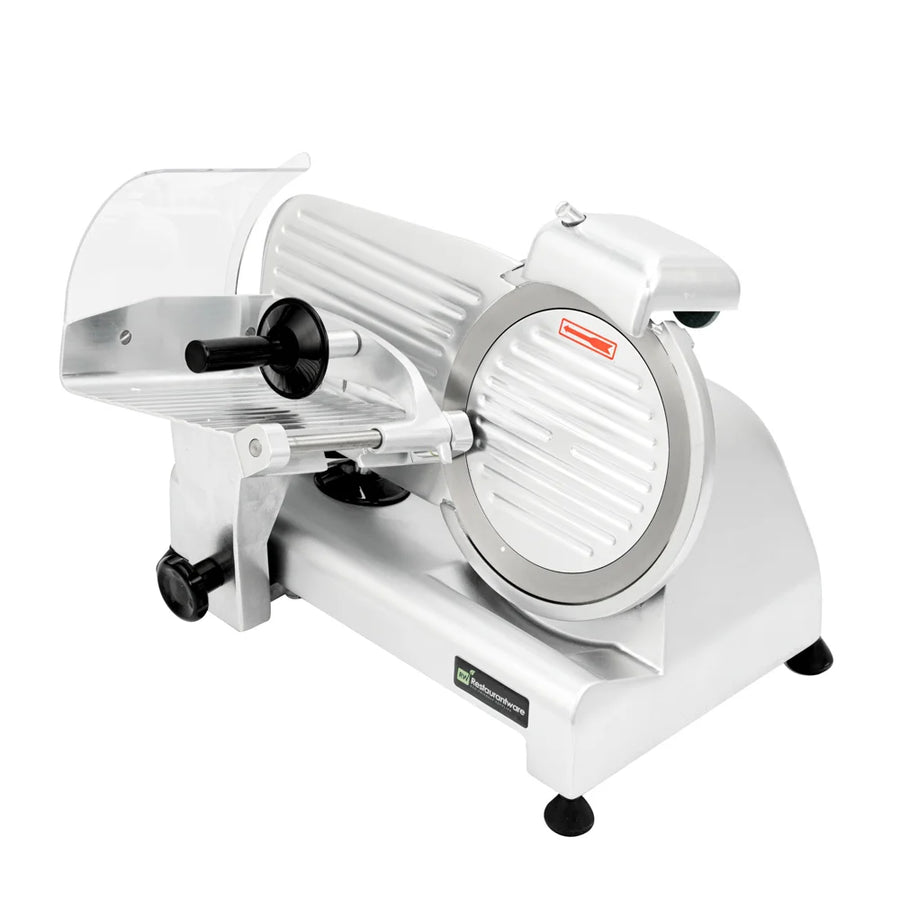 Restaurantware Hi Tek 8.50In Manual Gravity Feed Meat Slicer, Stainless Steel, 1/4HP - Restaurant Equipment and Smallwares - Canadian Distribution