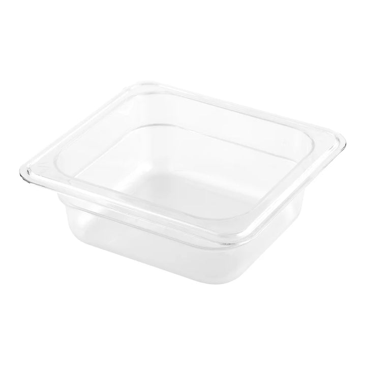 Restaurantware Met Lux Sixth-Size Clear Plastic Cold Food Storage Containers, 2.50In Deep, Rectangular - Restaurant Equipment and Smallwares - Canadian Distribution