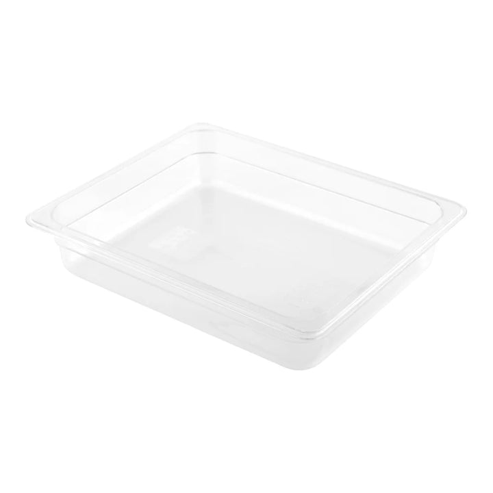 Restaurantware Met Lux Half-Size Clear Plastic Cold Food Storage Containers, 2.50In Deep, Rectangular - Restaurant Equipment and Smallwares - Canadian Distribution