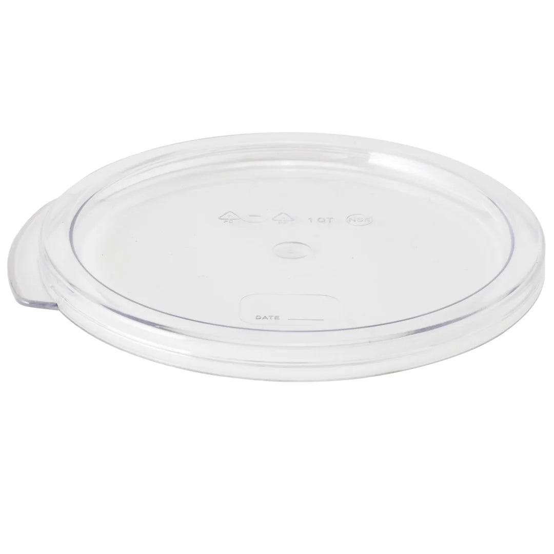 Restaurantware Met Lux Round Clear Plastic Lid, for 1qt Food Storage Containers - Restaurant Equipment and Smallwares - Canadian Distribution