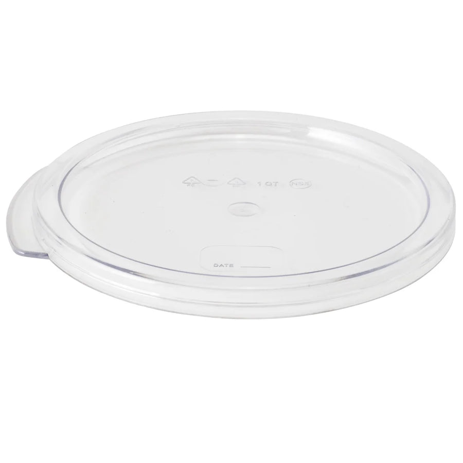 Restaurantware Met Lux Round Clear Plastic Lid, for 1qt Food Storage Containers - Restaurant Equipment and Smallwares - Canadian Distribution