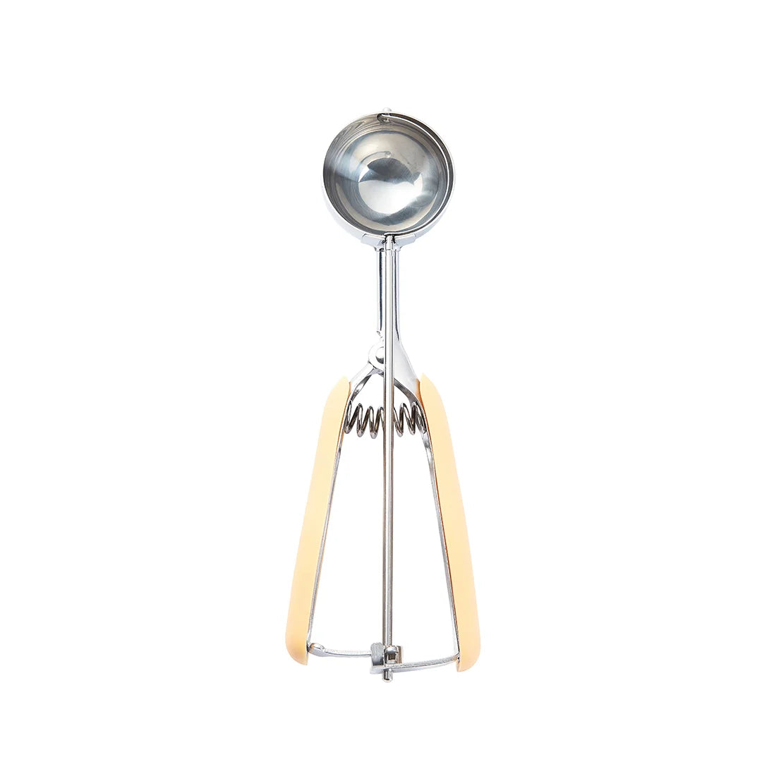 Restaurantware Comfy Grip 2oz Ice Cream Scoop, Stainless Steel, #20, with Yellow Handle - Restaurant Equipment and Smallwares - Canadian Distribution