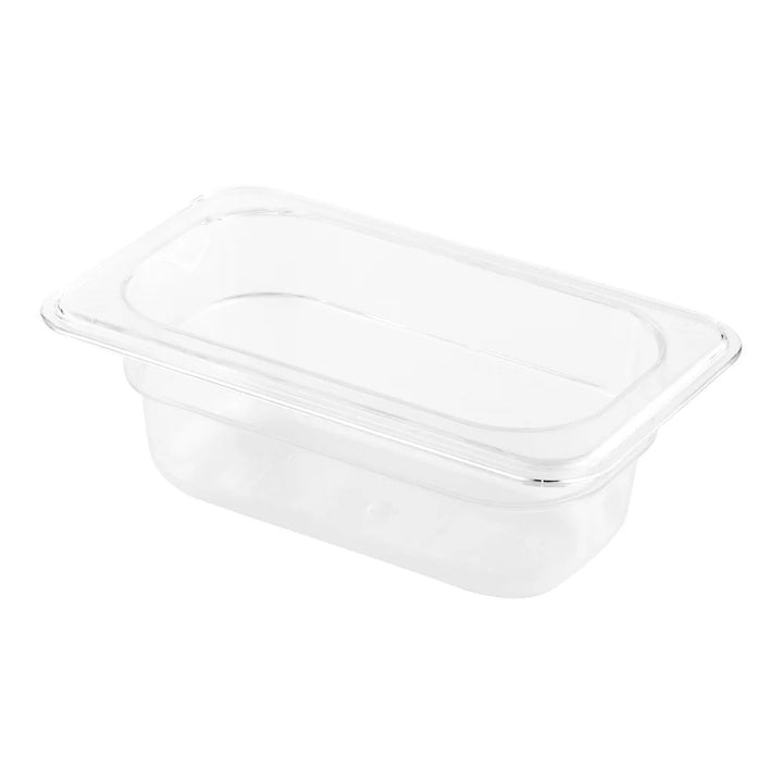 Restaurantware Met Lux Ninth-Size Clear Plastic Cold Food Storage Containers, 2.50In Deep, Rectangular - Restaurant Equipment and Smallwares - Canadian Distribution