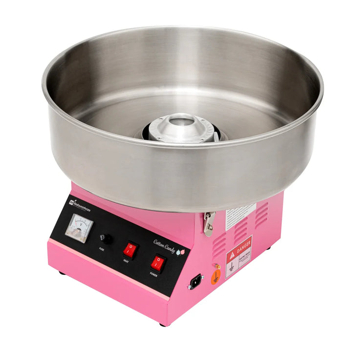 Restaurantware Hi Tek 21In Pink Stainless Steel Cotton Candy Machine, 110 Volt - Restaurant Equipment and Smallwares - Canadian Distribution