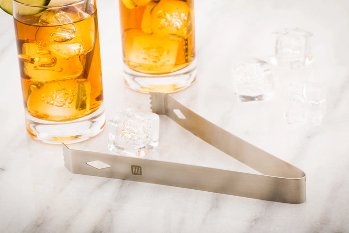 Restaurantware Bar Lux Stainless Steel Ice Tong, 6.25X2.5X0.75In - Restaurant Equipment and Smallwares - Canadian Distribution - Ships Free Within Canada on Orders Above CAD $199