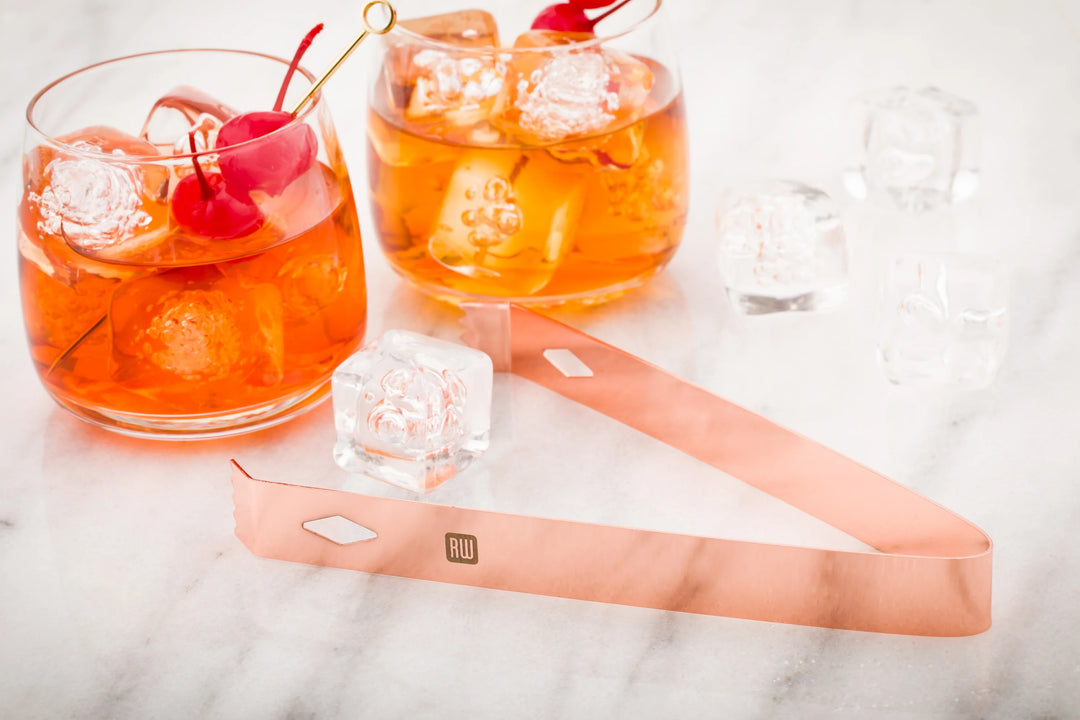 Restaurantware Bar Lux Copper-Plated Ice Tong, 6.25X2.5X0.75In - Restaurant Equipment and Smallwares - Canadian Distribution - Ships Free Within Canada on Orders Above CAD $199