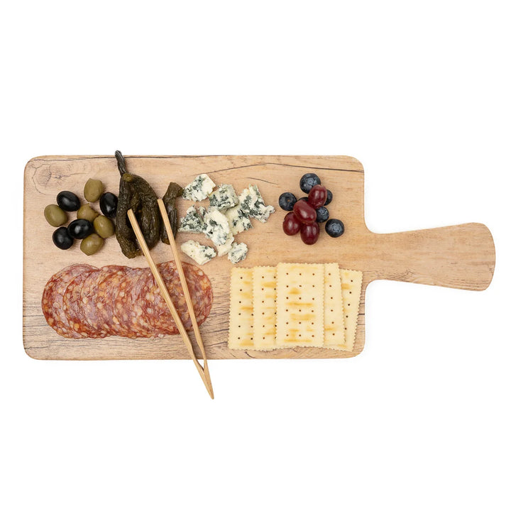 Restaurantware 7In Natural Bamboo Curved Tong - Restaurant Equipment and Smallwares - Canadian Distribution - Ships Free Within Canada on Orders Above CAD $199