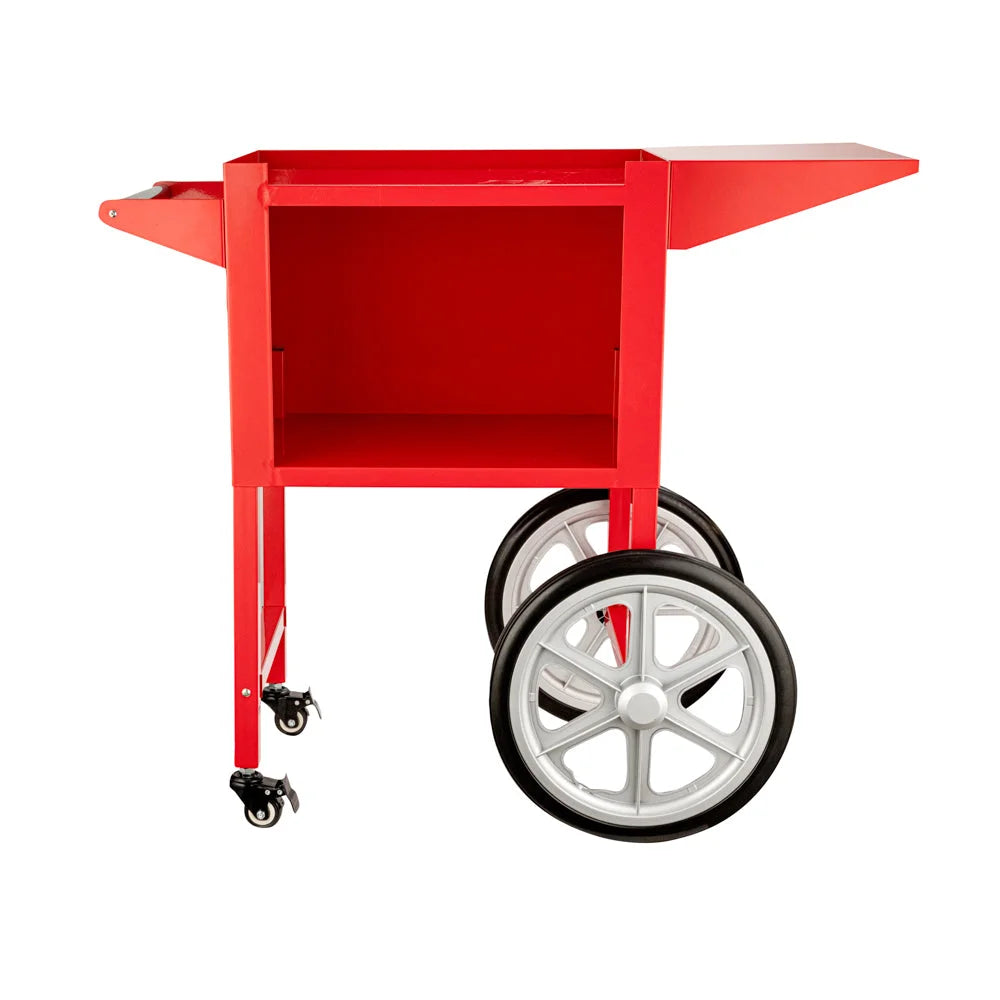 Restaurantware Hi Tek Red Stainless Steel Cart, for 8oz Popcorn Machine - Restaurant Equipment and Smallwares - Canadian Distribution