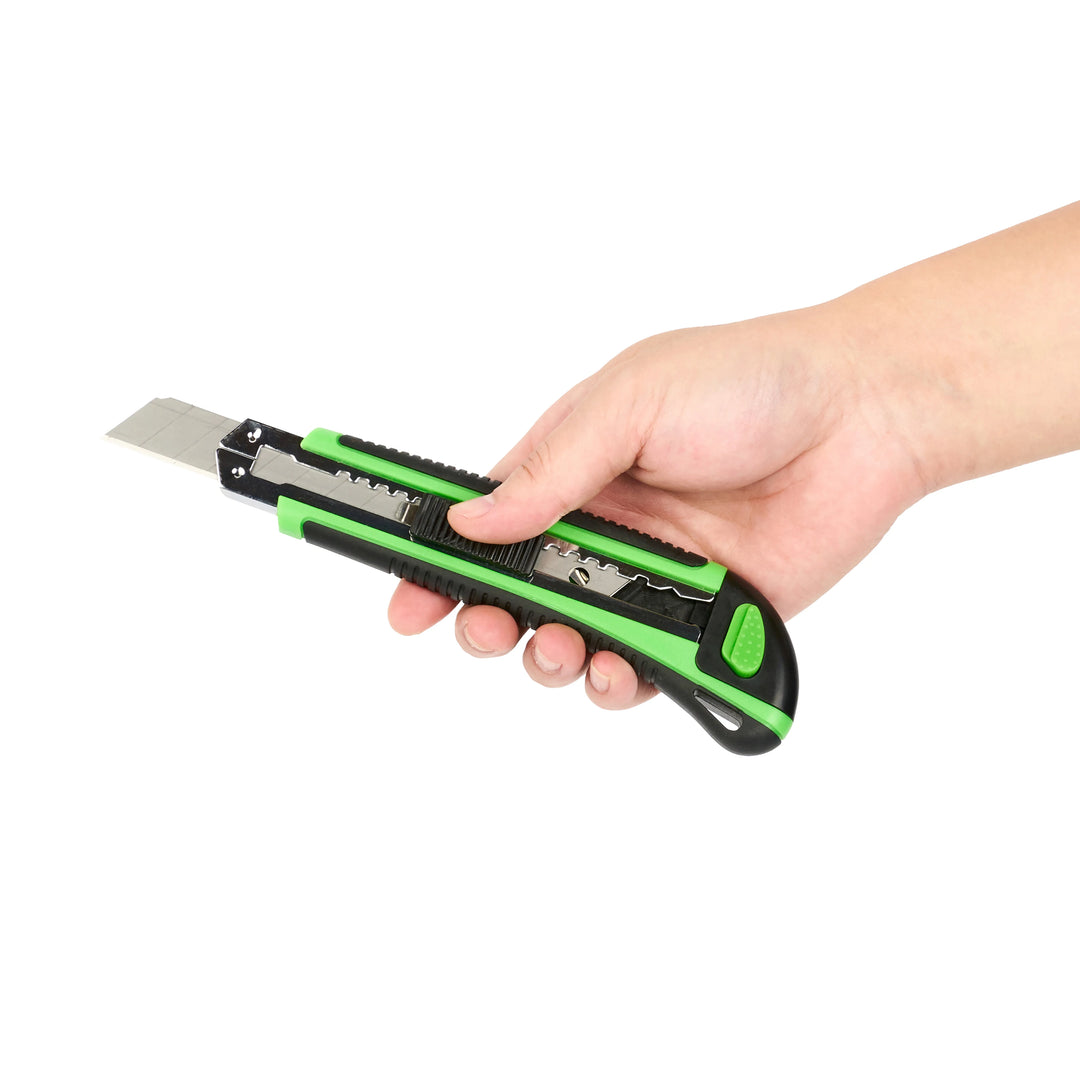 Restaurantware Utility Knives, Snap Off Blade, Green, Anti-Slip Handle, 6.75 Inch - Restaurant Equipment and Smallwares - Canadian Distribution - Ships Free Within Canada on Orders Above CAD $199