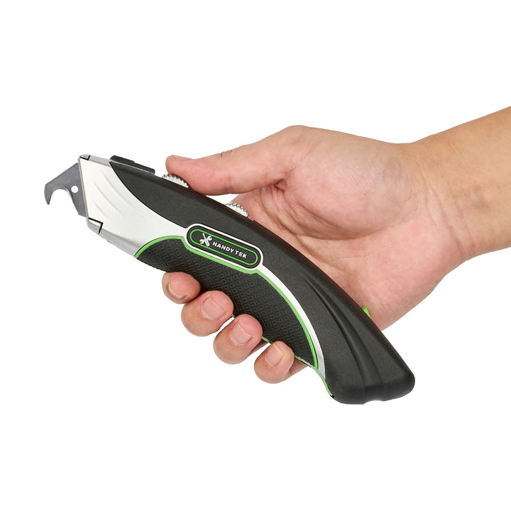 Restaurantware Heavy-Duty Dual Blade Utility Knives, Quick Change, Black, 7 Inch - Restaurant Equipment and Smallwares - Canadian Distribution - Ships Free Within Canada on Orders Above CAD $199