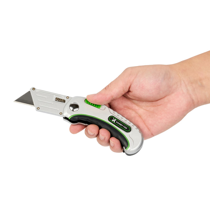 Restaurantware Heavy-Duty Folding Utility Knives, Quick Change Lock-Back, Silver, 6.50 Inch - 1 Unit/Each, 6 Eaches/Case - Restaurant Equipment and Smallwares - Canadian Distribution - Ships Free Within Canada on Orders Above CAD $199