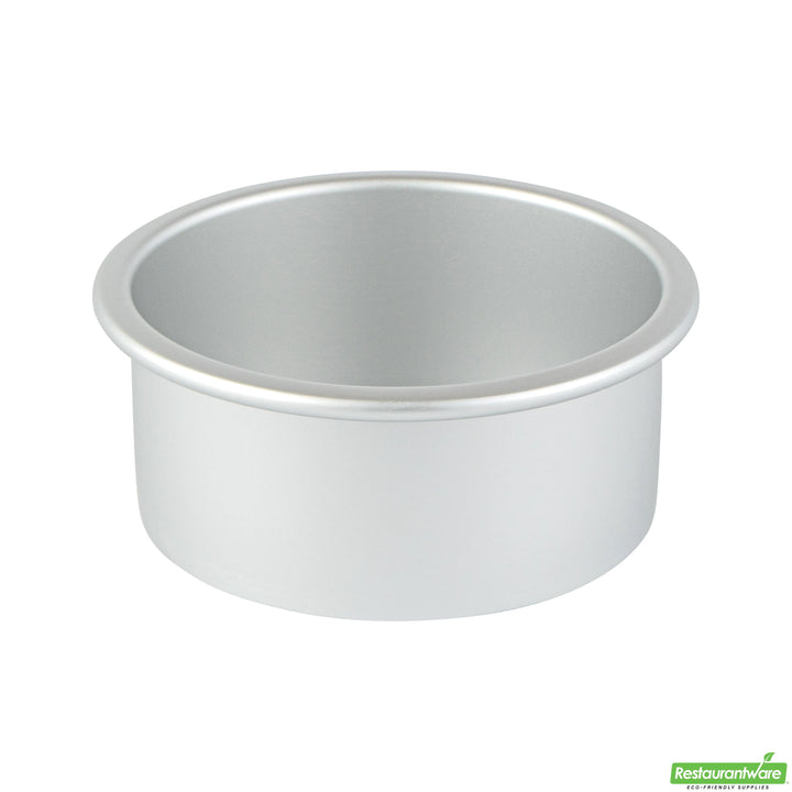 Restaurantware Met Lux 4 x 4 x 2 Inch Cake Pans, Aluminum, Round, Straight-Sided - Restaurant Equipment and Smallwares - Canadian Distribution