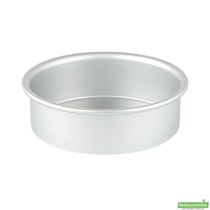 Restaurantware Met Lux 6 x 6 x 2 Inch Cake Pans, Aluminum, Round, Straight-Sided - Restaurant Equipment and Smallwares - Canadian Distribution