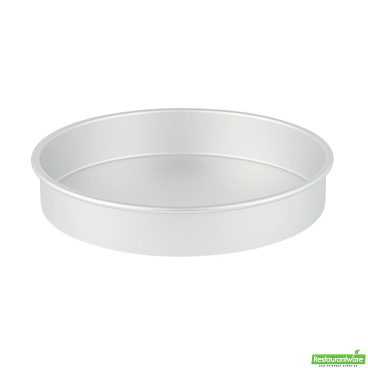Restaurantware Met Lux 11 x 11 x 2 Inch Cake Pans, Aluminum, Round, Straight-Sided - Restaurant Equipment and Smallwares - Canadian Distribution