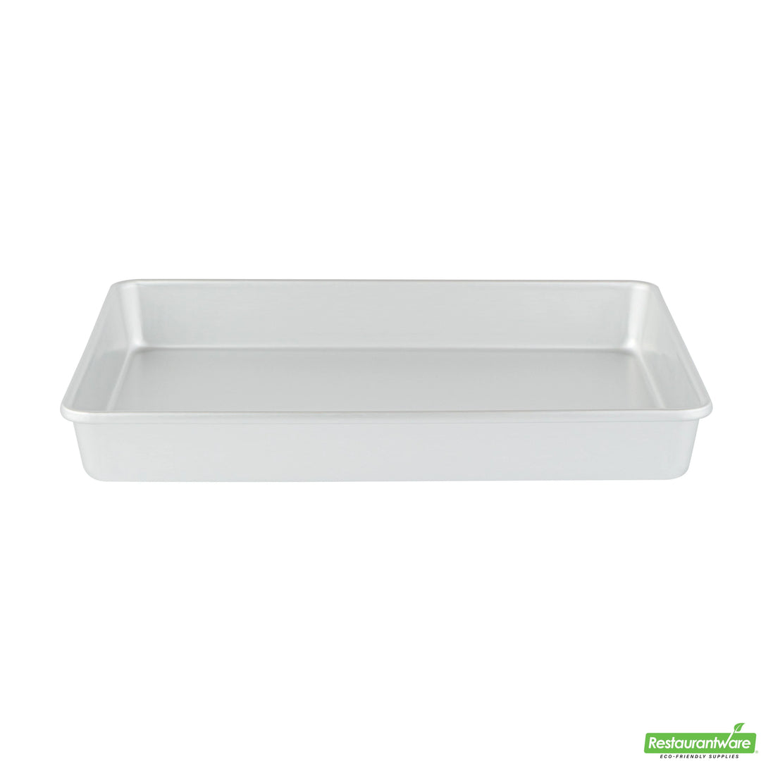 Restaurantware Met Lux 15 x 12 x 2 Inch Cake Pans, Aluminum, Rectangular - Restaurant Equipment and Smallwares - Canadian Distribution