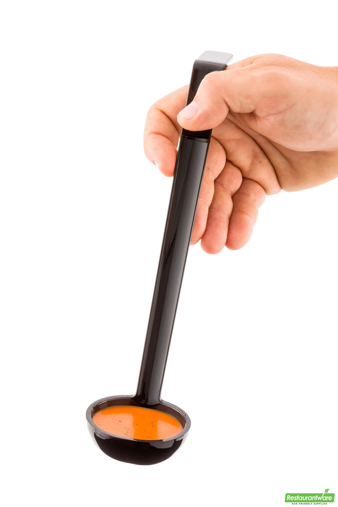 Restaurantware 10.5In Black Plastic Sauce Ladle - Restaurant Equipment and Smallwares - Canadian Distribution - Ships Free Within Canada on Orders Above CAD $199