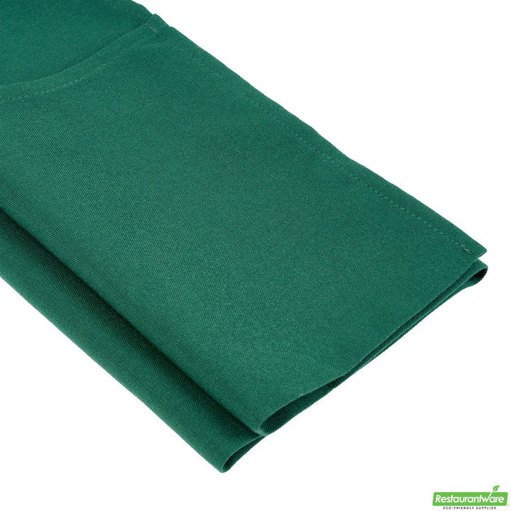 Restaurantware RW Base 3-Pocket Waist Aprons, Green, 24 x 12 Inch - Restaurant Equipment and Smallwares - Canadian Distribution - Ships Free Within Canada on Orders Above CAD $199