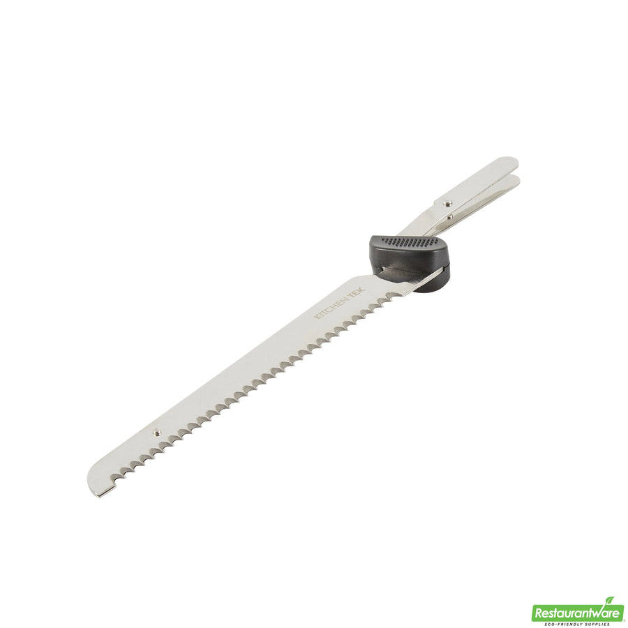Restaurantware Kitchen Tek 10 Inch Meat Blade, Stainless Steel, for Cordless Electric Knife Sets - Restaurant Equipment and Smallwares - Canadian Distribution