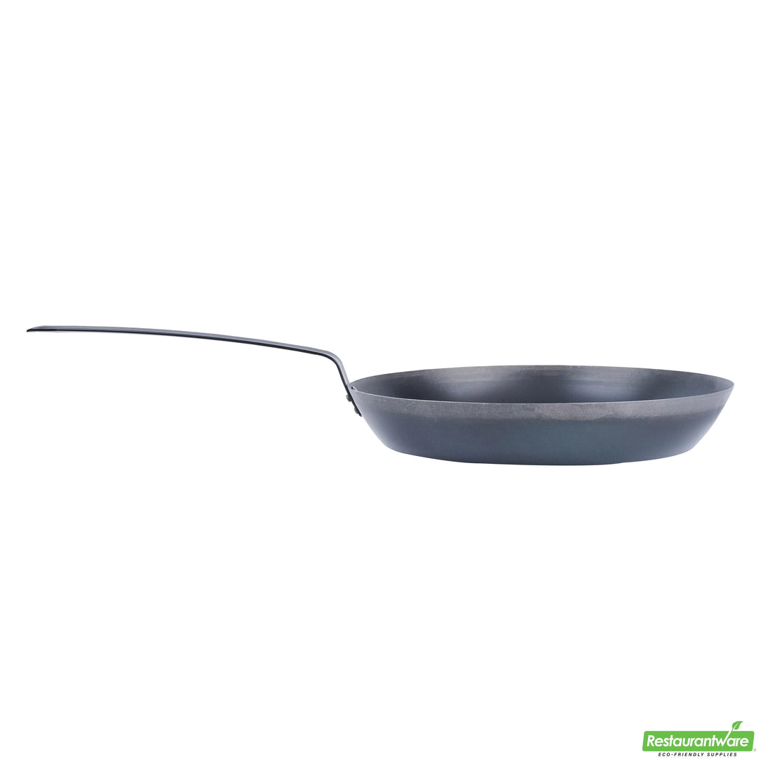 Restaurantware Met Lux 16 Inch Fry Pans, Carbon Steel, Black - Restaurant Equipment and Smallwares - Canadian Distribution