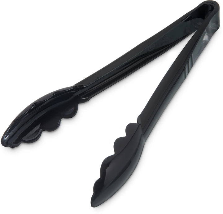 Carlisle 9In Black Plastic Utility Tongs - Restaurant Equipment and Smallwares - Canadian Distribution